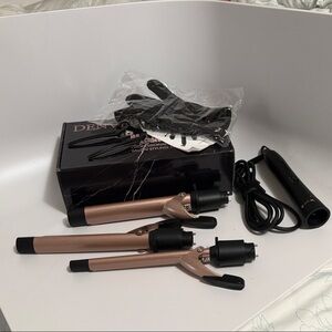 Rose Gold Curling Iron Set